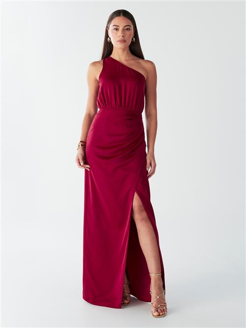 Se BWLDR Kjole 'DUSTY MAXI DRESS'  rød ved About You