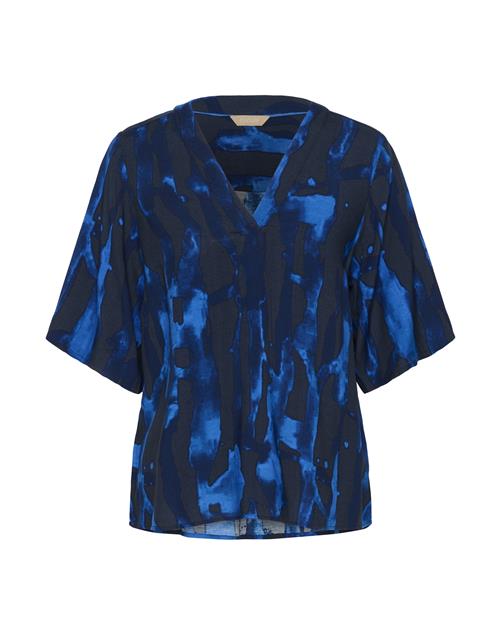 CULTURE Bluse 'Ashley Chaina'  natblå / safir