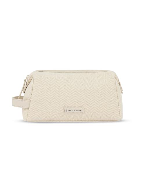 Kapten & Son Toilettaske 'Windsor'  beige / lysebeige