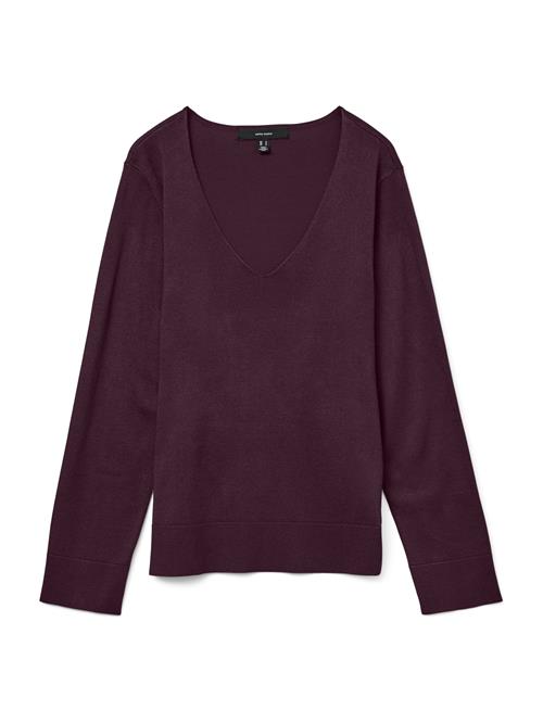 VERO MODA Pullover 'VMSILJE'  vinrød