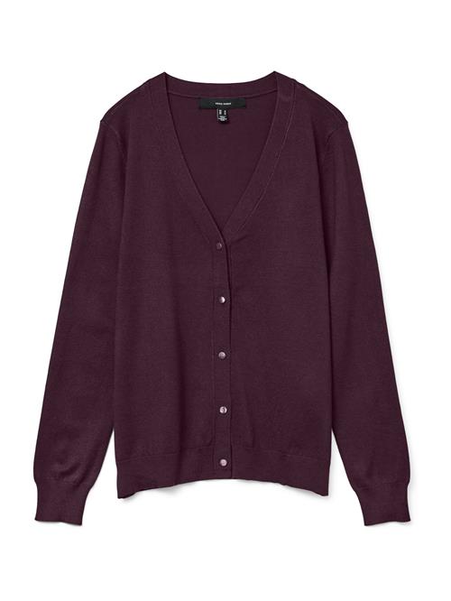 VERO MODA Cardigan 'VMSILJE'  vinrød