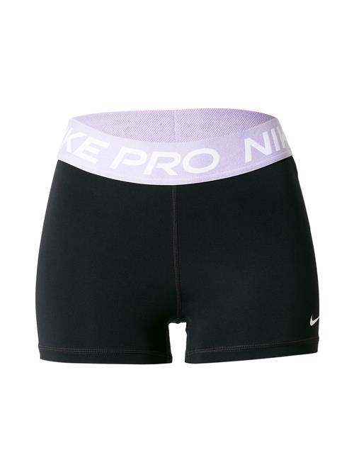 NIKE Sportsbukser 'Pro'  lavendel / sort / hvid