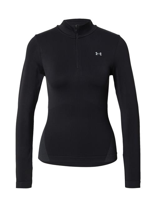 UNDER ARMOUR Funktionsbluse 'Vanish'  sort / hvid