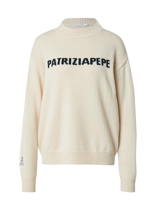 PATRIZIA PEPE Pullover  sort / uldhvid
