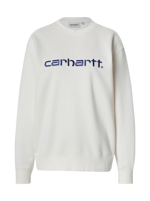 Carhartt WIP Sweatshirt  mørkeblå / hvid