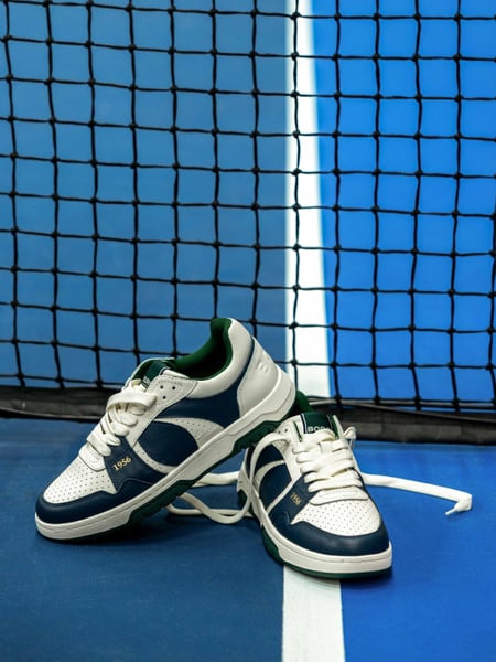 Se Björn Borg Men's Ollie Leather Sneakers Hvid, 43 hos Björn Borg