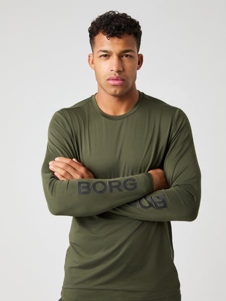 Björn Borg Borg Long Sleeve T-shirt Grøn, S