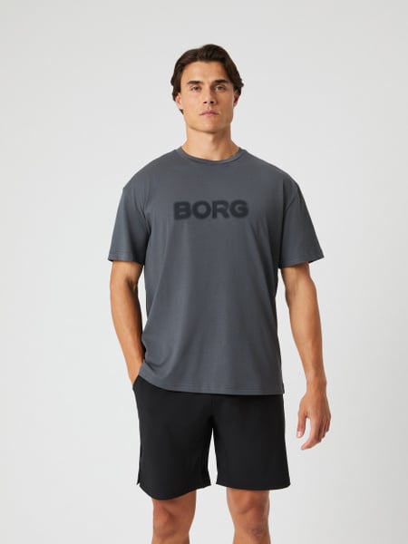 Björn Borg Borg Gym Oversized T-shirt Grå, XL