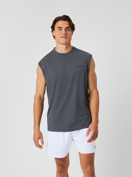 Björn Borg Borg Gym Sleeveless T-shirt Grå, M