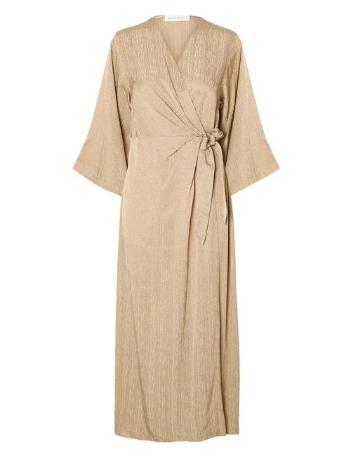 Slftyra 34 Ankle Wrap Dress B Selected Femme Brown