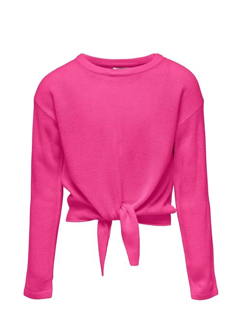 Kognew Amalia Ls Knot O-Neck Knt Kids Only Pink