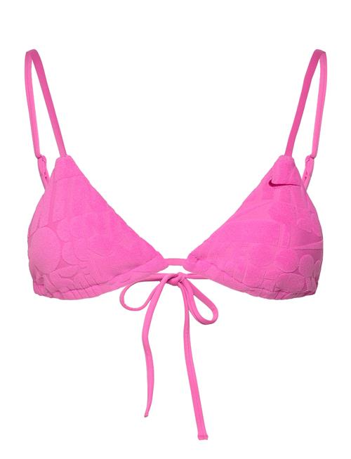 Nike Retro Flow Terry Bikini Top NIKE SWIM Pink