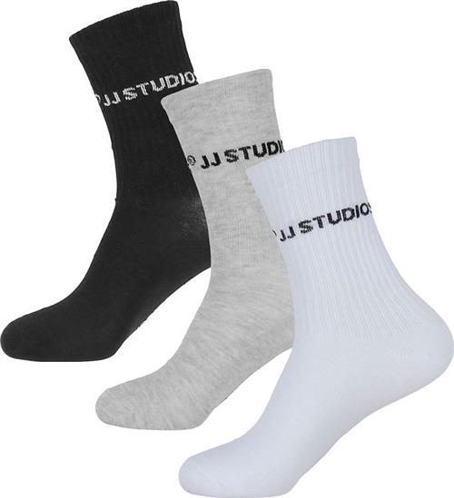Jack & Jones Strømper - JacSoho - 3-Pak - Sort/Hvid/Gråmeleret