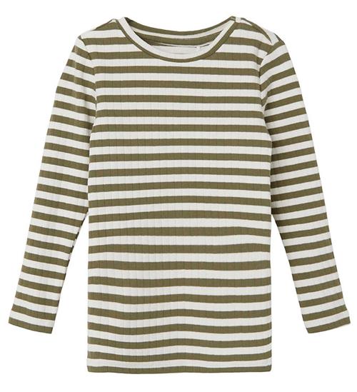 Name It Bluse - Noos - NmfSuraja - Deep Lichen Green Stripes