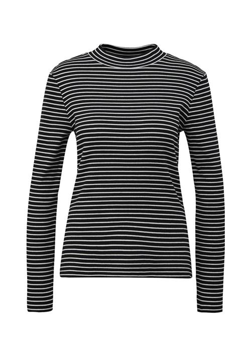 s.Oliver BLACK LABEL Shirts  sort / hvid