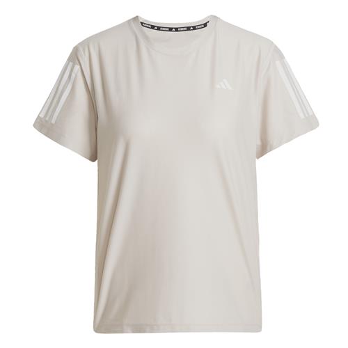 ADIDAS PERFORMANCE Funktionsbluse 'Own The Run'  stone / hvid