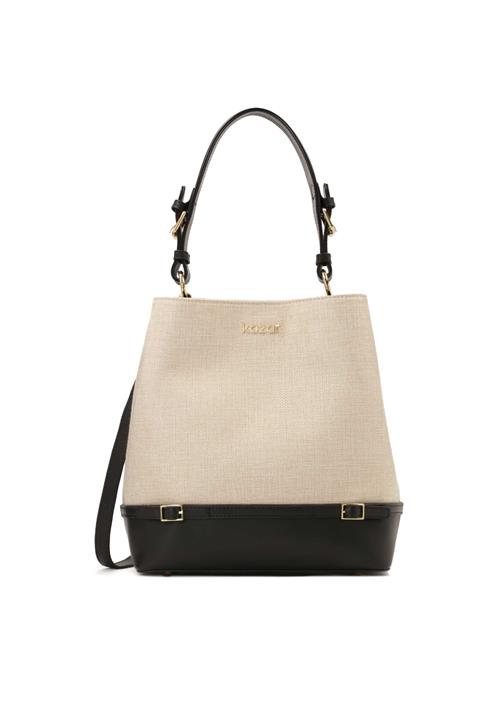 Kazar Håndtaske  beige / sort
