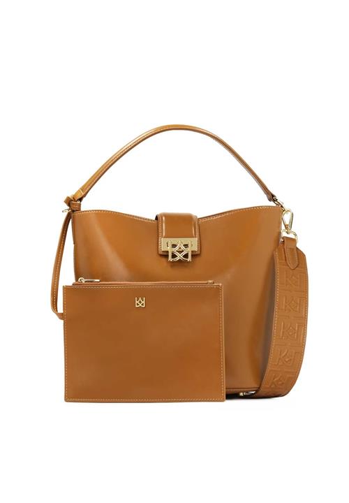 Kazar Shopper  lysebrun / guld