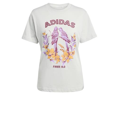 ADIDAS SPORTSWEAR Funktionsbluse 'Adidas X Farm'  gylden gul / lysegrå / lyselilla / vinrød