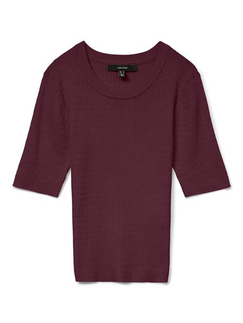 VERO MODA Pullover 'VMSILJE'  vinrød