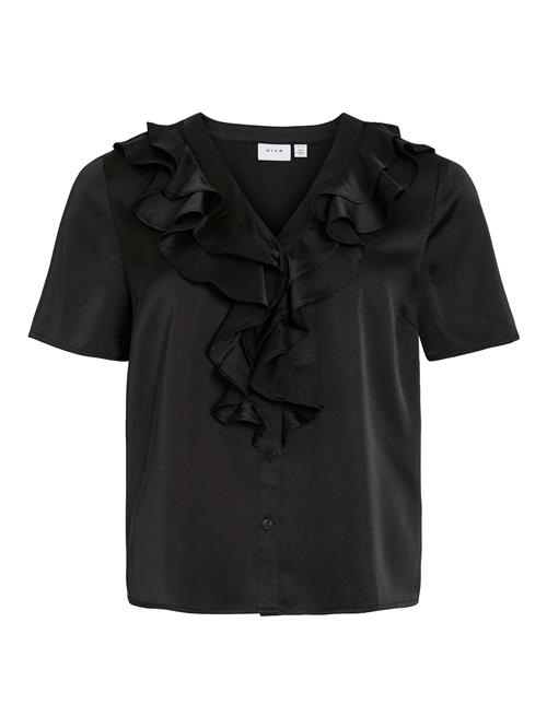 VILA Bluse  sort