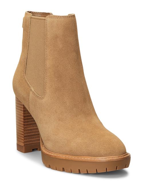 Lauren Ralph Lauren Chelsea Boots 'LAYNE'  camel / mørkebeige