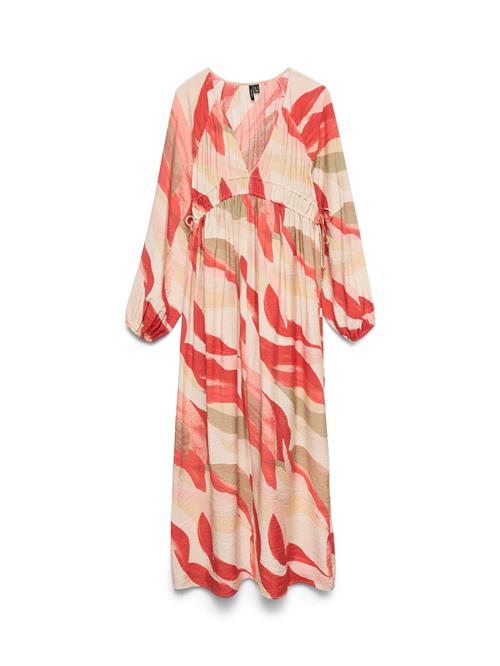 VERO MODA Kjole 'VMTYRA'  fersken / pink / rød