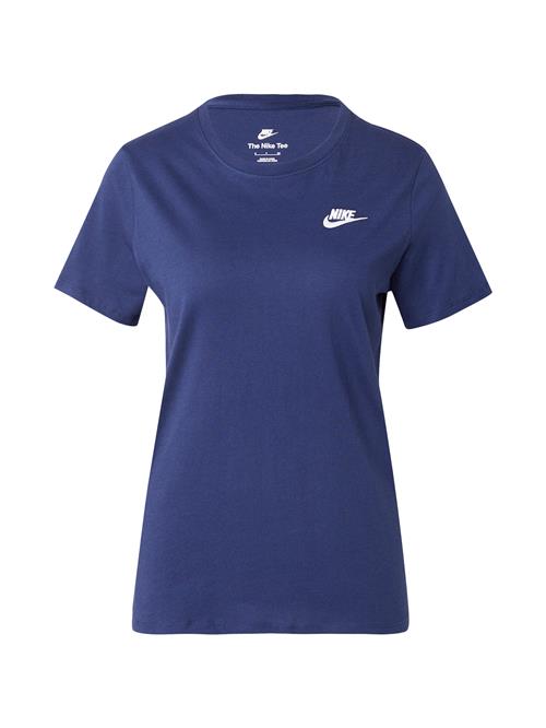 Nike Sportswear Shirts 'Club Essential'  navy / hvid