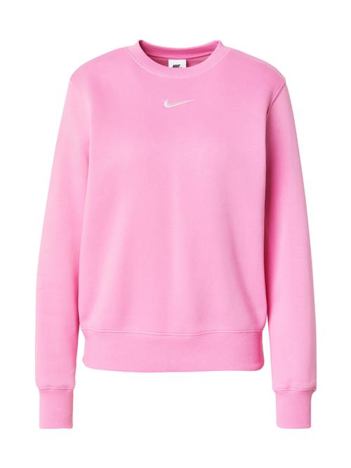 Nike Sportswear Sweatshirt 'Phoenix Fleece'  lys pink / hvid