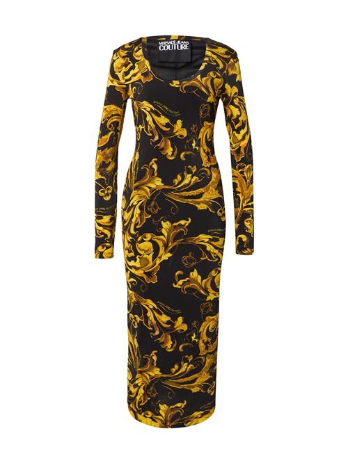 Versace Jeans Couture Kjole  mørkegul / sort