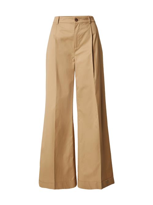 Lauren Ralph Lauren Bukser med lægfolder  beige