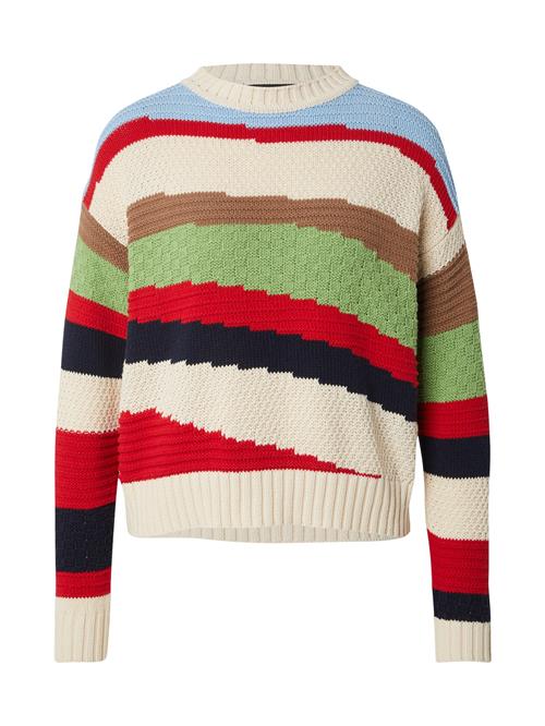 Weekend Max Mara Pullover 'POLO'  beige / brun / grøn / rød