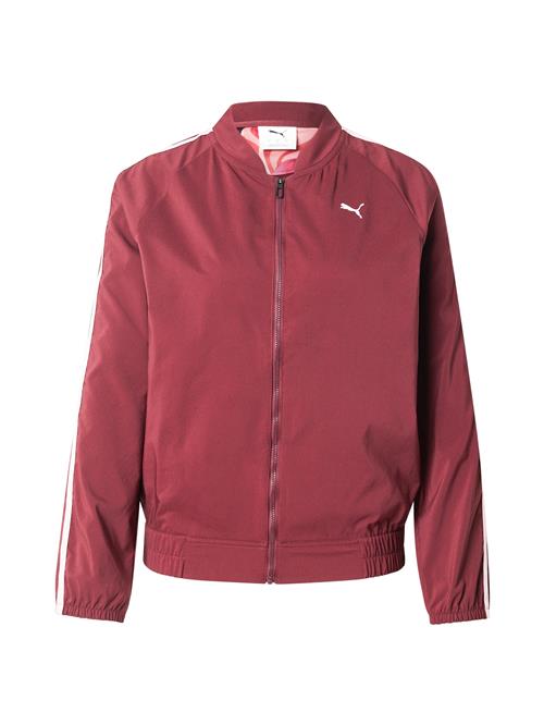 PUMA Sportsjakke  lyserød / vinrød