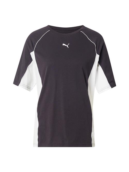 PUMA Funktionsbluse  sort / hvid