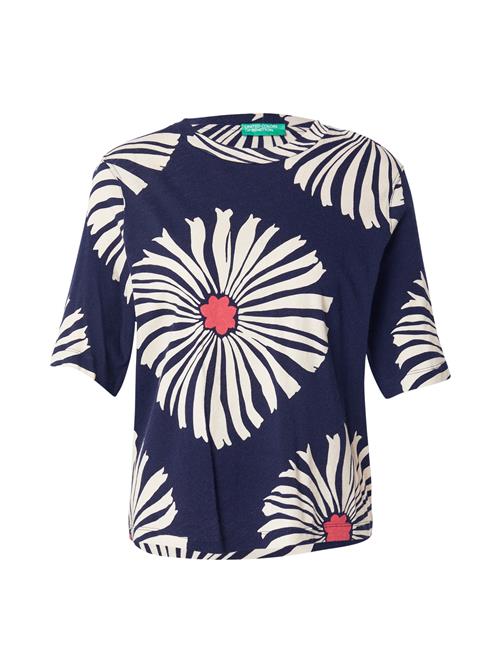 UNITED COLORS OF BENETTON Shirts  navy / lys rød / offwhite