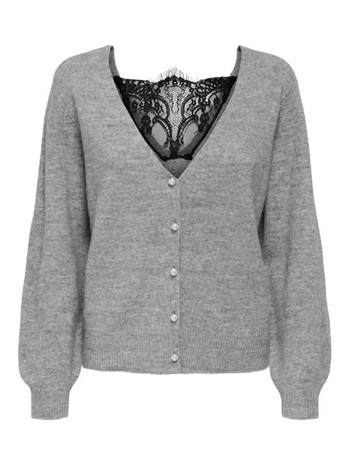 ONLY Cardigan 'ONLADELE'  grå-meleret / sort