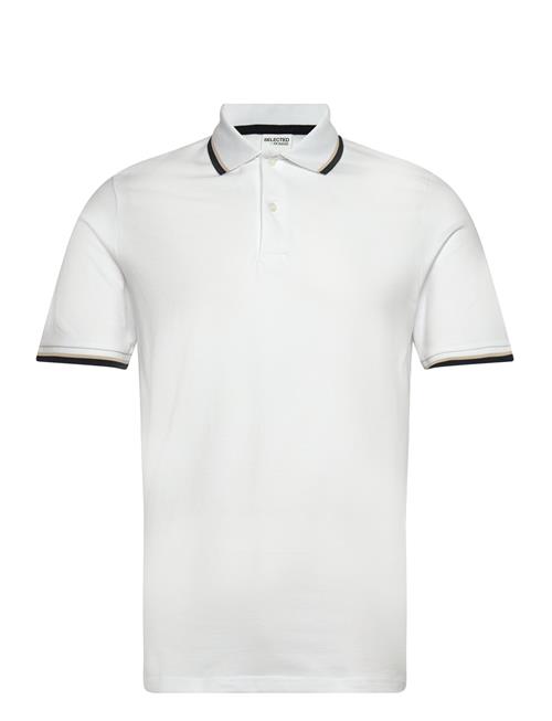 Slhslim-Atlas Sport Ss Polo Selected White