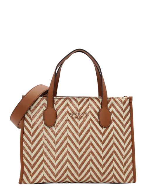 GUESS Håndtaske 'Silvana 2'  beige / cognac