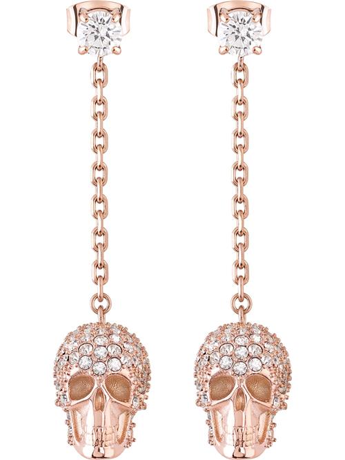 Philipp Plein Øreringe  rosé / transparent