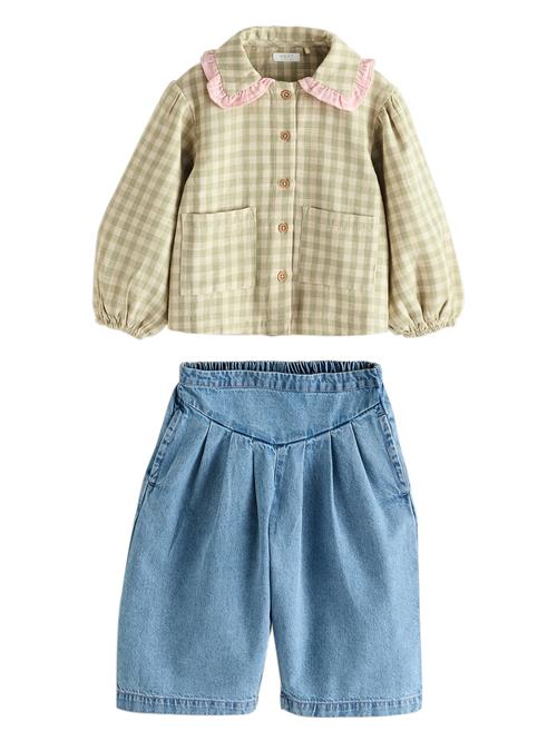 Next Sæt  beige / blue denim / pastelgrøn / lyserød