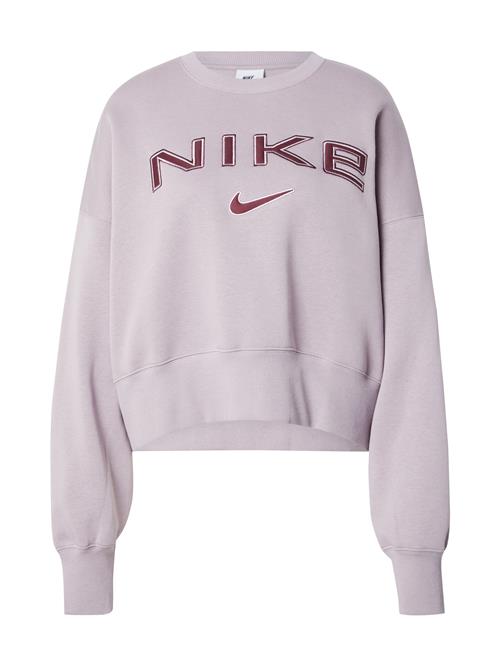 Nike Sportswear Sweatshirt 'PHNX FLC'  lysviolet / vinrød / hvid