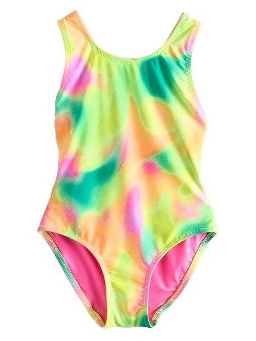Next Badedragt  gul / lysegrøn / lyseorange / lys pink