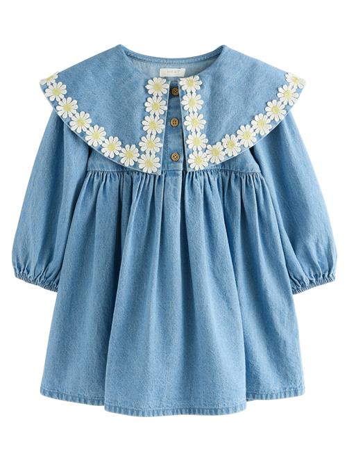 Next Kjole  blue denim / gul / hvid