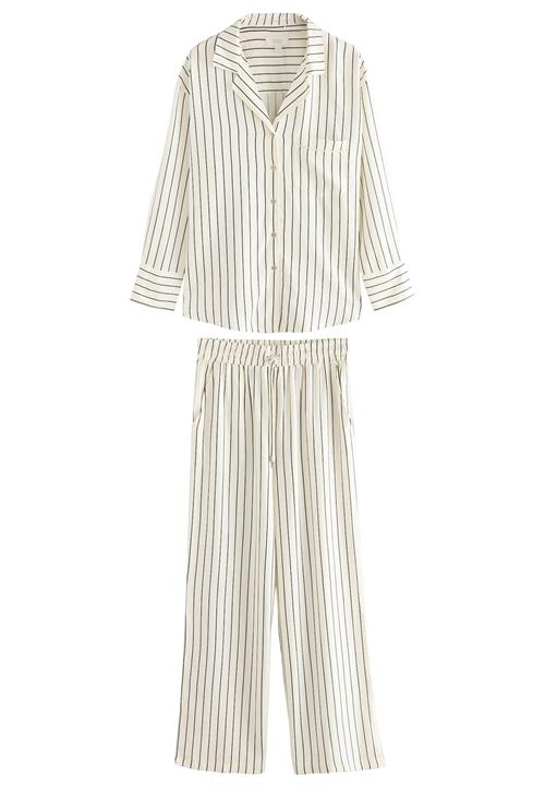 Next Pyjamas  sort / hvid