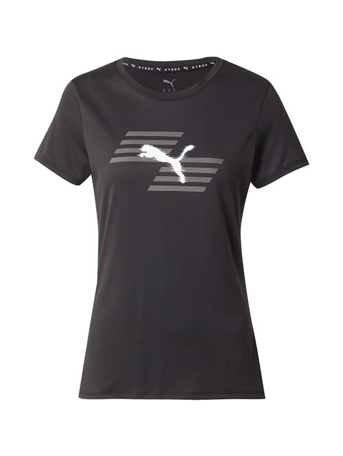 PUMA Funktionsbluse 'Puma x Hyrox'  mørkegrå / sort / hvid