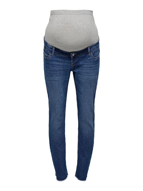 Only Maternity Jeans 'OLMBilly'  blue denim / grå