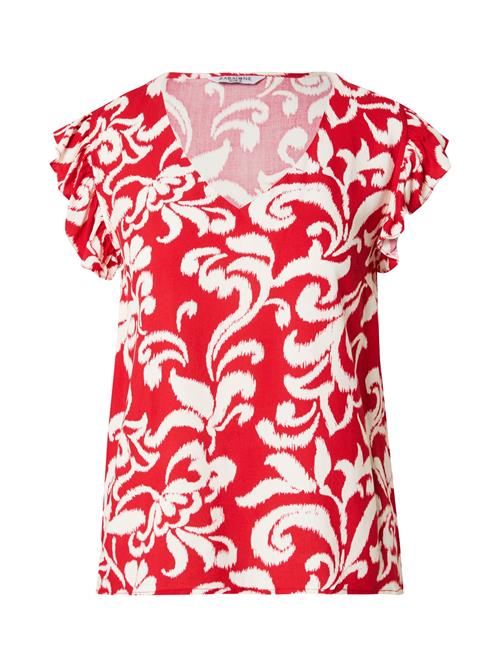 ZABAIONE Bluse 'Ma44yleen'  rød / hvid
