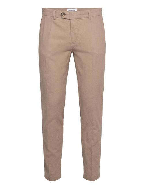 Se Linen Club Pants Lindbergh Beige ved Booztlet