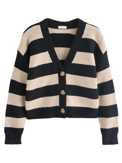 Next Cardigan  sort / uldhvid