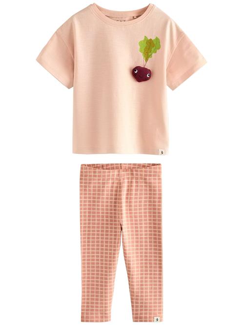Next Sæt  lysegrøn / pink / pastelpink / sort